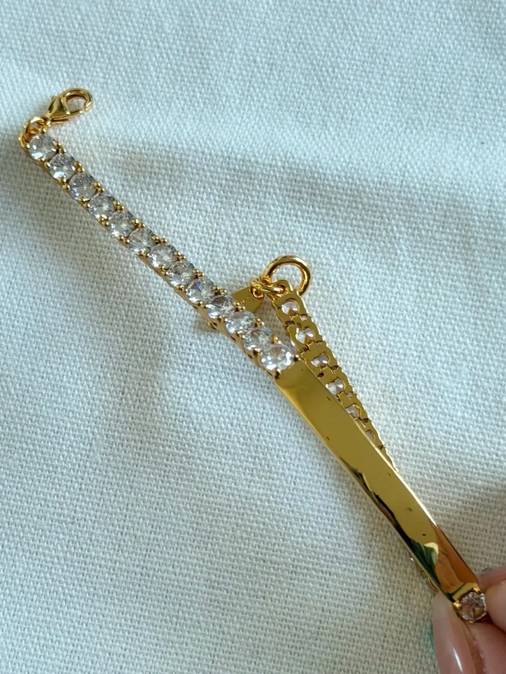 LIKE NEW. Bonheur Jewelry Anik 7 inch tennis bracelet
